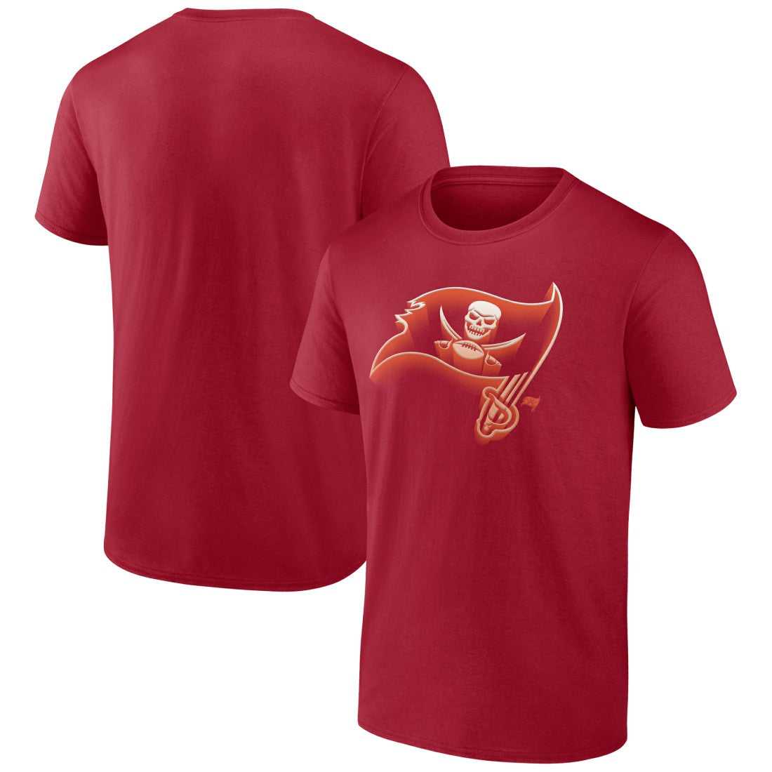 Tampa Bay Buccaneers Chrome Dimension T-Shirt - Red T-shirts