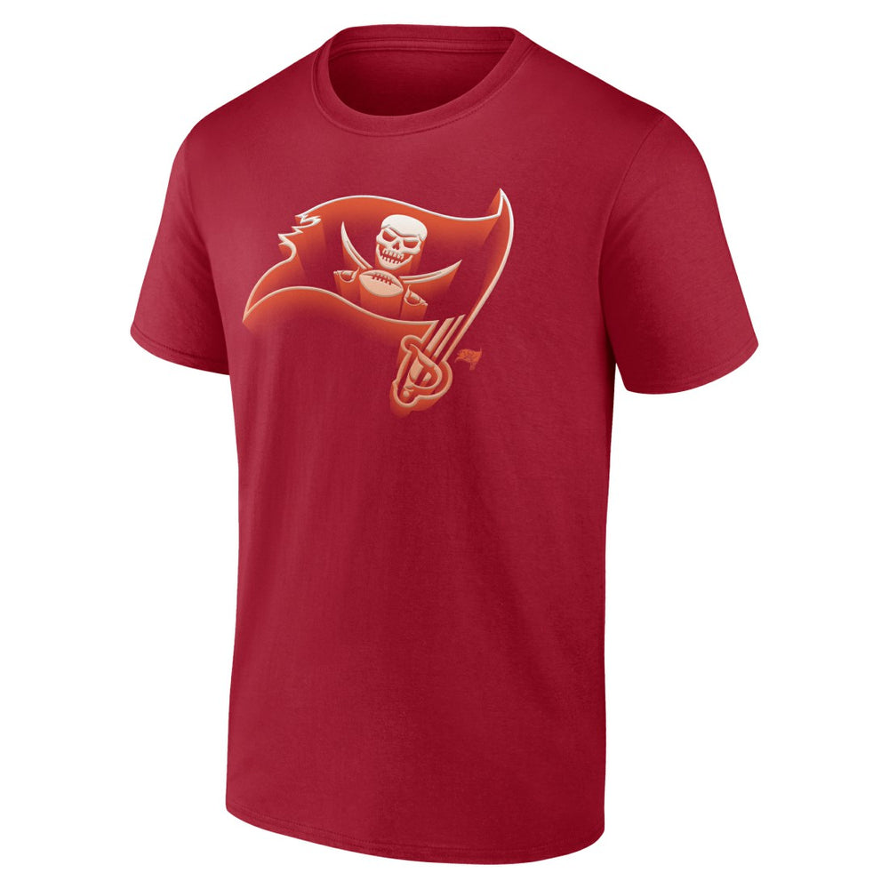 Tampa Bay Buccaneers Chrome Dimension T-Shirt - Red T-shirts