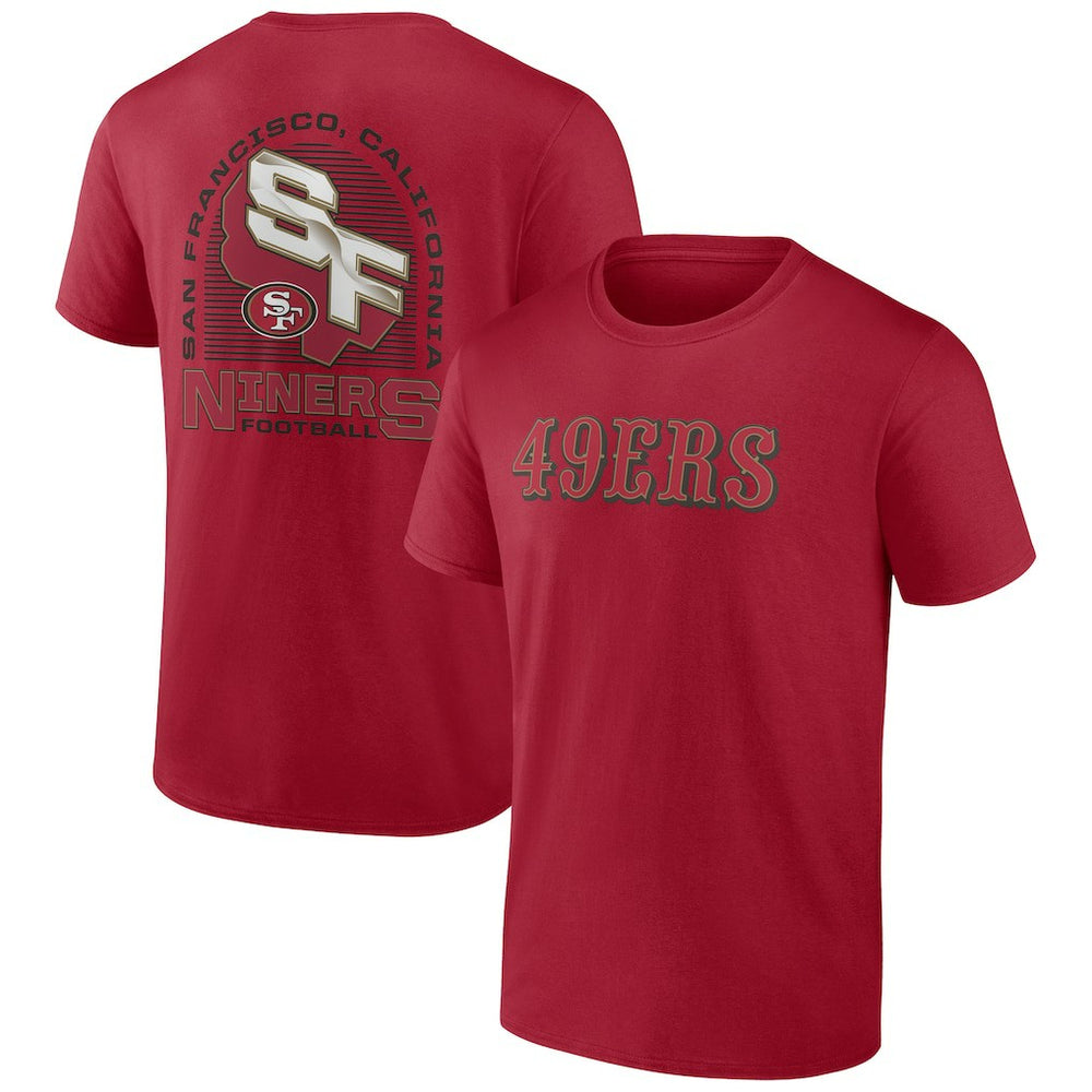 San Francisco 49ers Home Field Advantage T-Shirt - Scarlet T-shirts