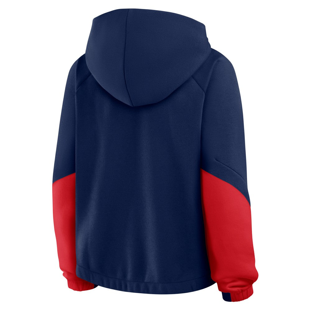 Cleveland Guardians Fanatics Women's Oversized Time to Win Pullover Hoodie - Navy Hoodies