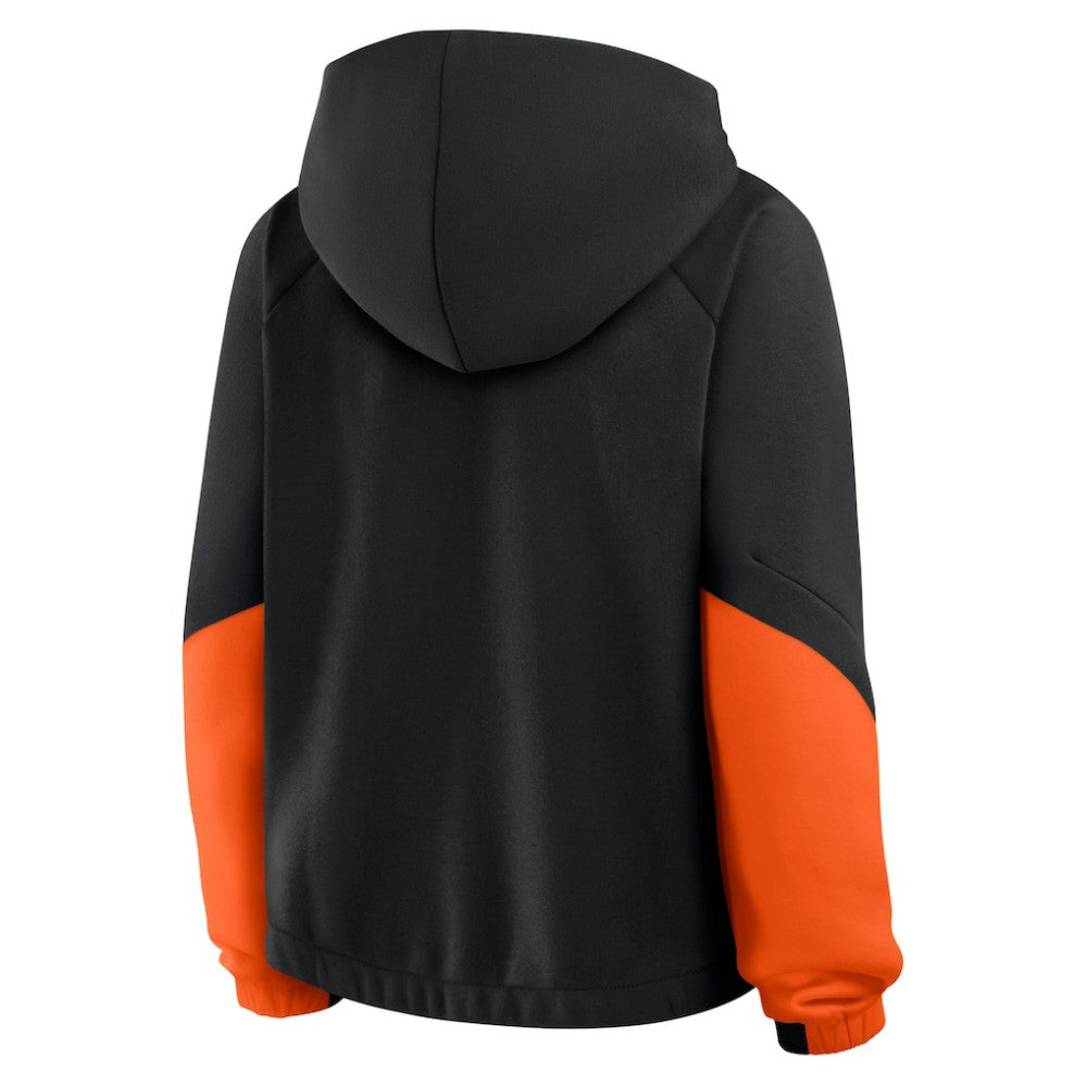 San Francisco Giants Fanatics Women's Oversized Time to Win Pullover Hoodie - Black Hoodies