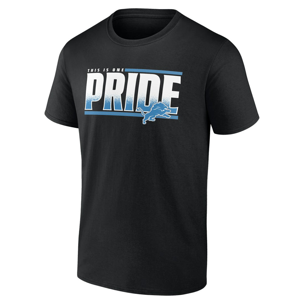 Detroit Lions One Pride T-Shirt - Black T-shirts