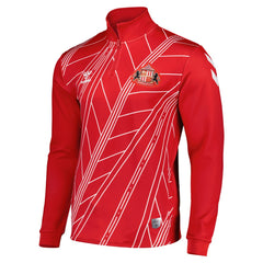 Sunderland Hummel Home Pre-Match Half Zip Red