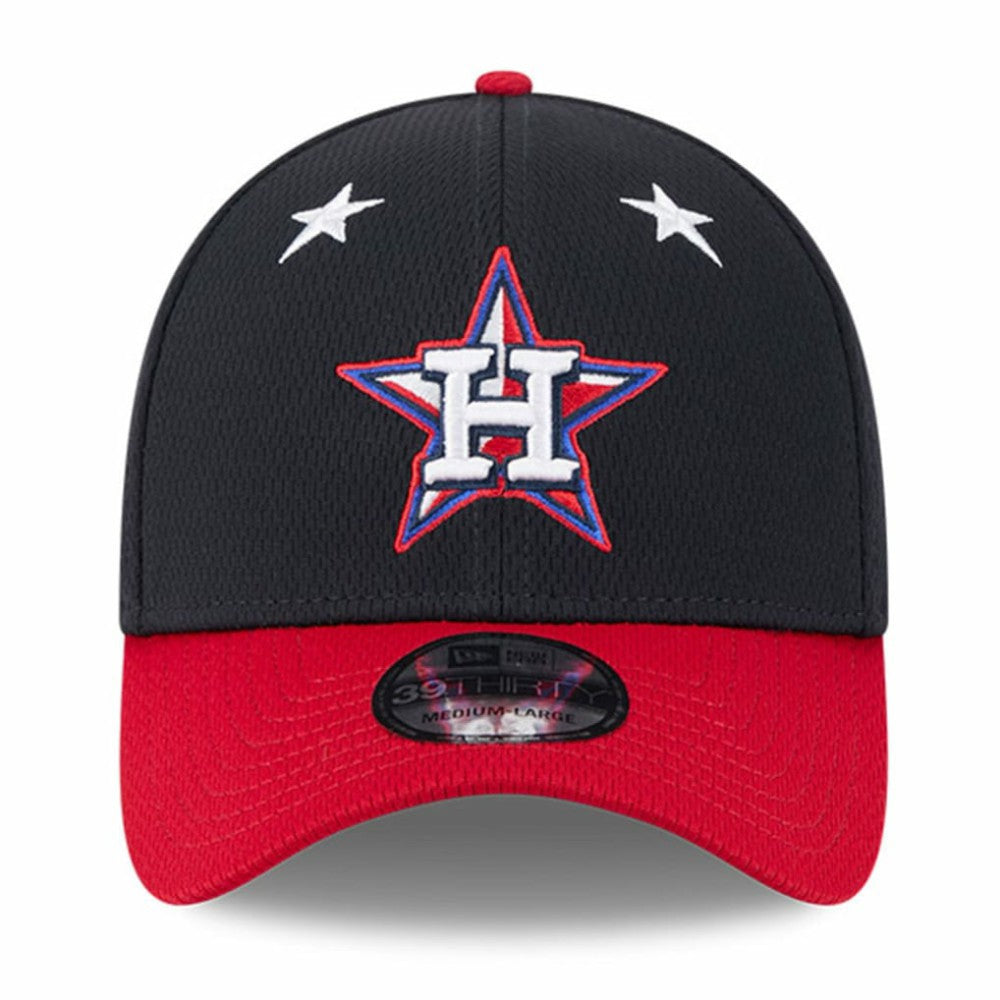 Houston Astros New Era 2025 MLB All-Star Game Workout 39THIRTY Flex Hat - Navy/Red Hats