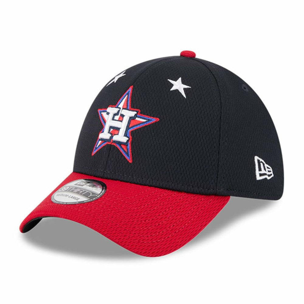 Houston Astros New Era 2025 MLB All-Star Game Workout 39THIRTY Flex Hat - Navy/Red Hats