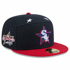 Chicago White Sox New Era 2025 MLB All-Star Game Workout Side Patch 59FIFTY Fitted Hat - Navy/Red Hats