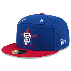 San Francisco Giants New Era 2025 MLB All-Star Game Workout Side Patch 59FIFTY Fitted Hat - Blue/Red Hats