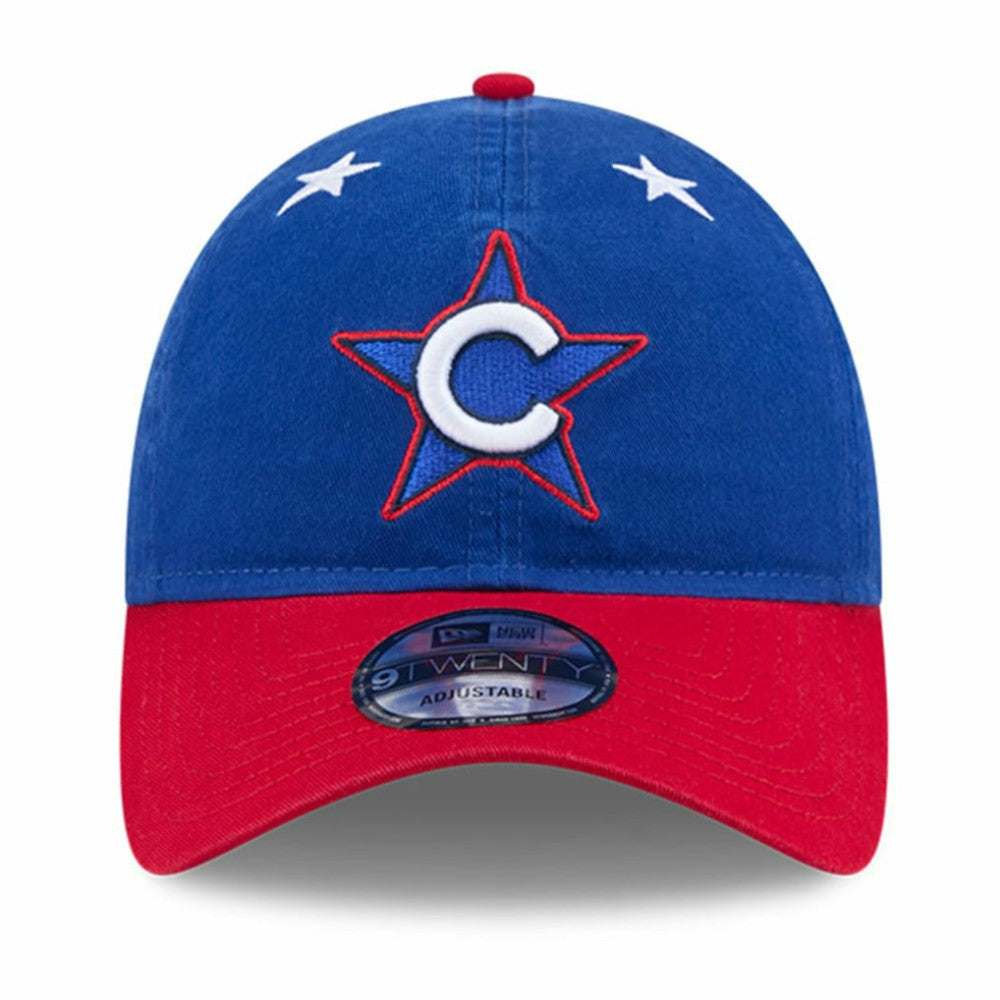 Chicago Cubs New Era 2025 MLB All-Star Game Workout 9TWENTY Adjustable Hat - Blue/Red Hats