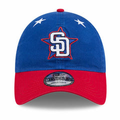 San Diego Padres New Era 2025 MLB All-Star Game Workout 9TWENTY Adjustable Hat - Blue/Red Hats