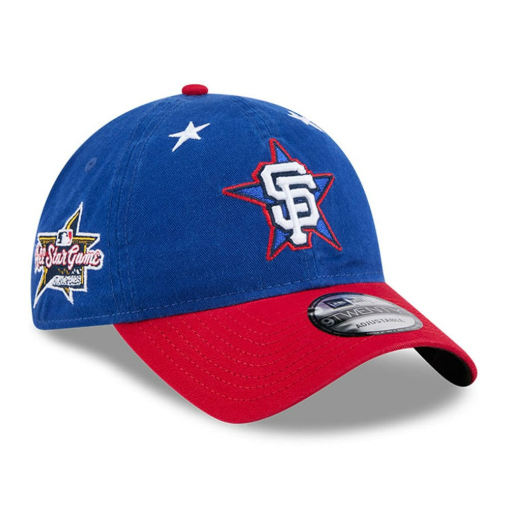 San Francisco Giants New Era 2025 MLB All-Star Game Workout 9TWENTY Adjustable Hat - Blue/Red Hats