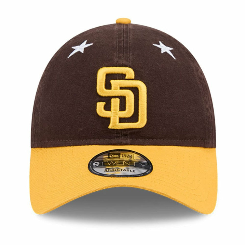 San Diego Padres New Era 2025 MLB All-Star Game 9TWENTY Adjustable Hat - Brown/Gold Hats