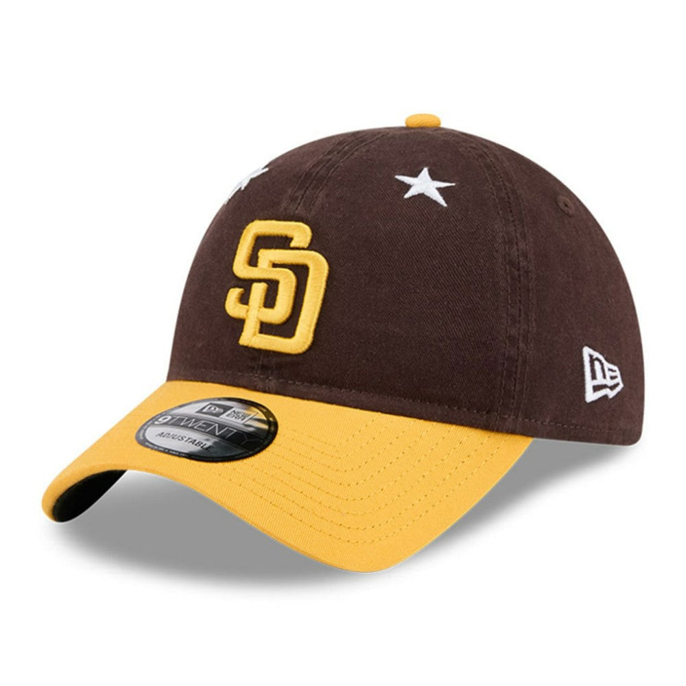 San Diego Padres New Era 2025 MLB All-Star Game 9TWENTY Adjustable Hat - Brown/Gold Hats