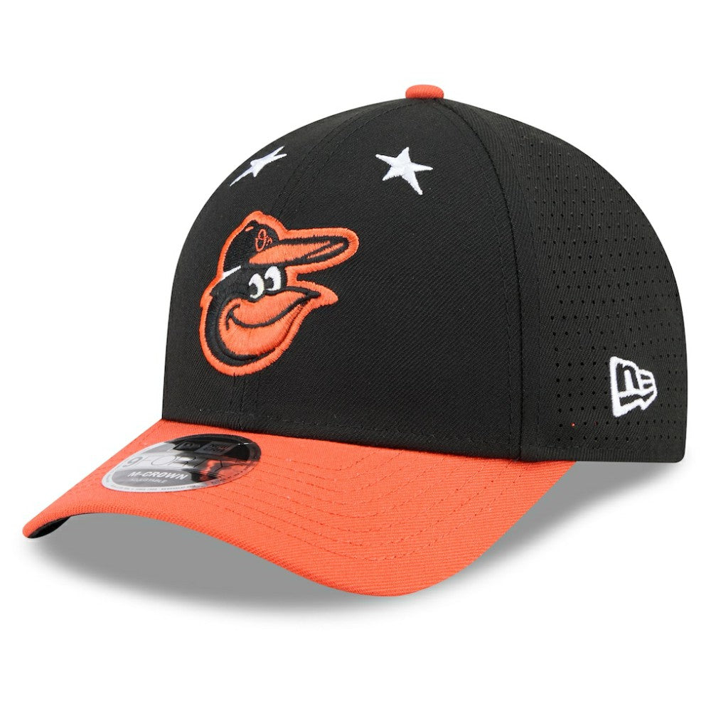 Baltimore Orioles New Era 2025 MLB All-Star Game 9FORTY M-Crown Adjustable Hat - Black/Orange Hats
