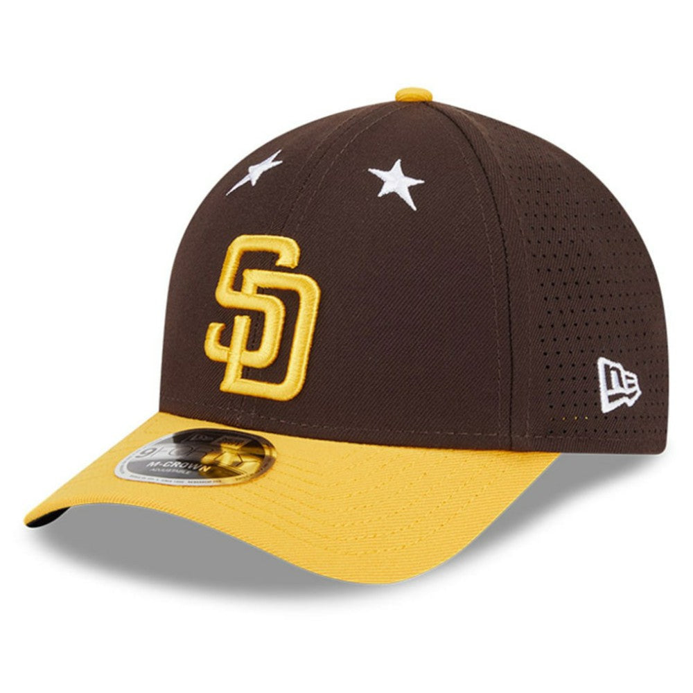 San Diego Padres New Era 2025 MLB All-Star Game 9FORTY M-Crown Adjustable Hat - Brown/Gold Hats