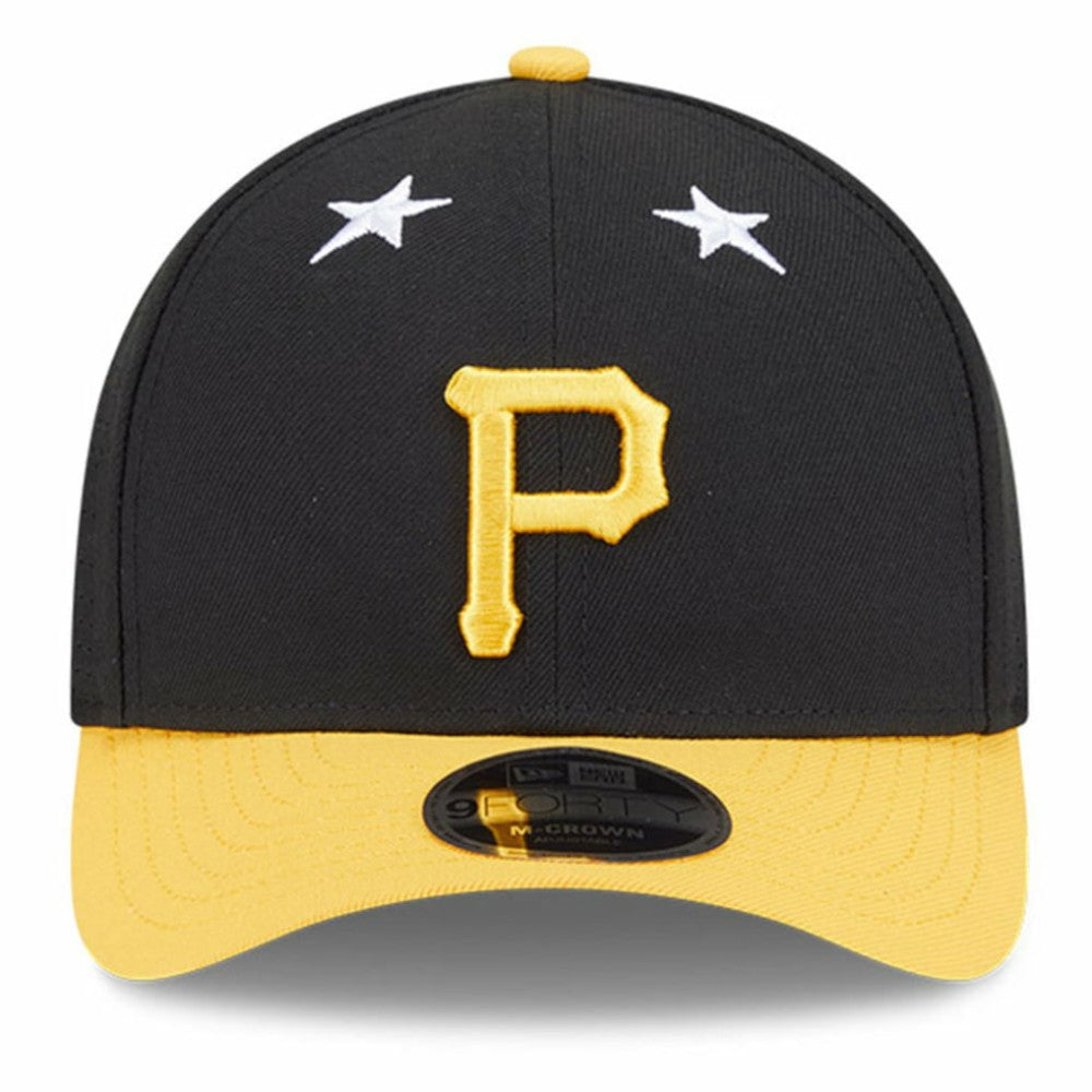 Pittsburgh Pirates New Era 2025 MLB All-Star Game 9FORTY M-Crown Adjustable Hat - Black/Gold Hats