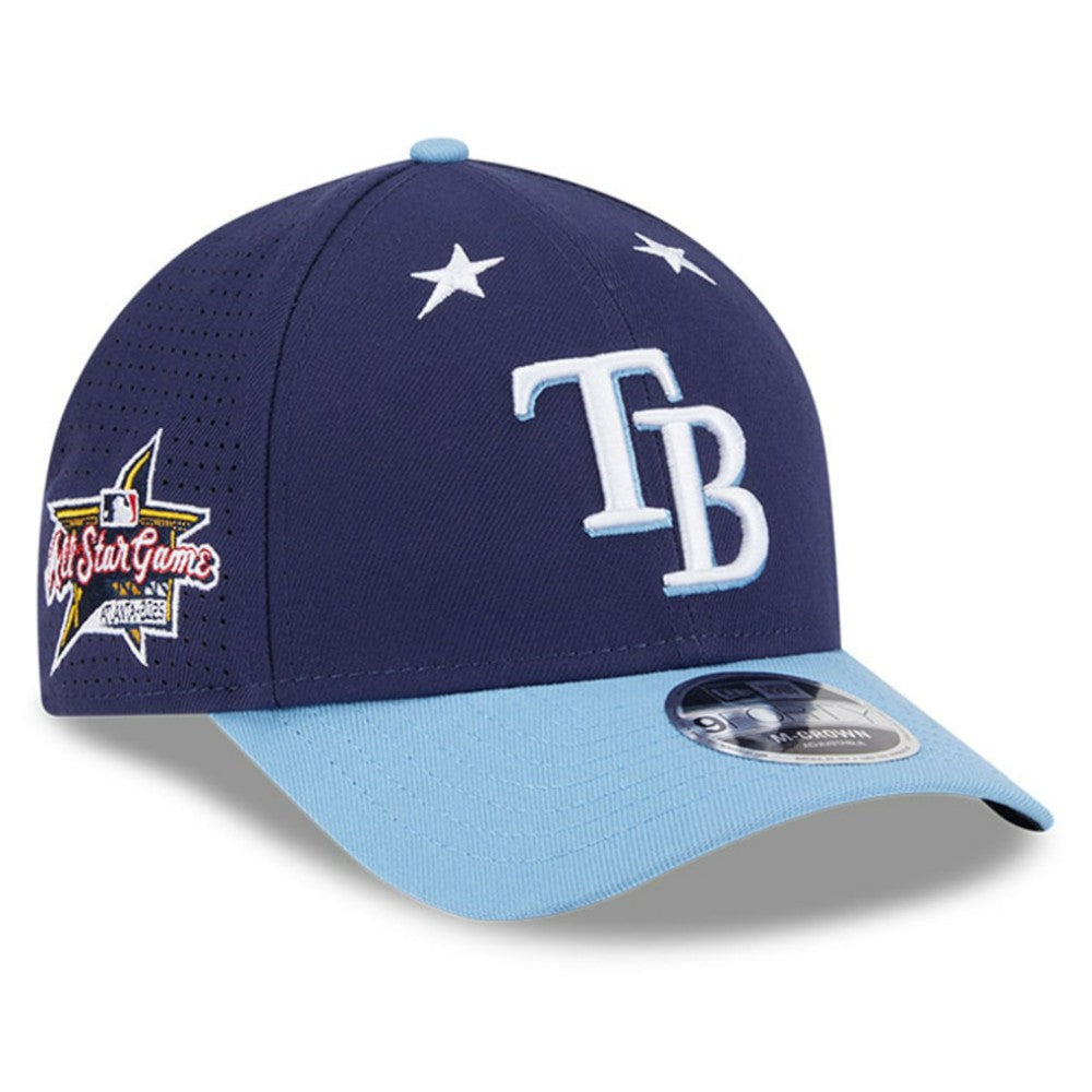 Tampa Bay Rays New Era 2025 MLB All-Star Game 9FORTY M-Crown Adjustable Hat - Navy/Light Blue Hats