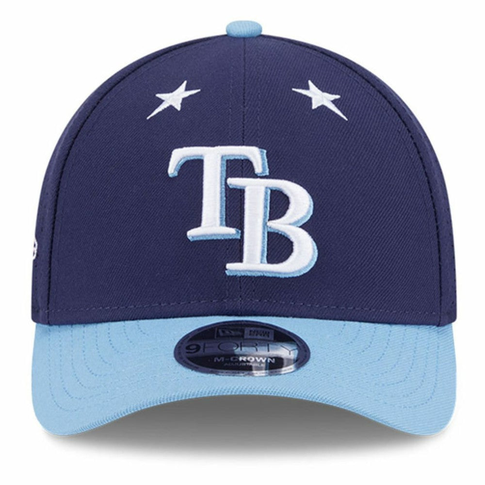 Tampa Bay Rays New Era 2025 MLB All-Star Game 9FORTY M-Crown Adjustable Hat - Navy/Light Blue Hats