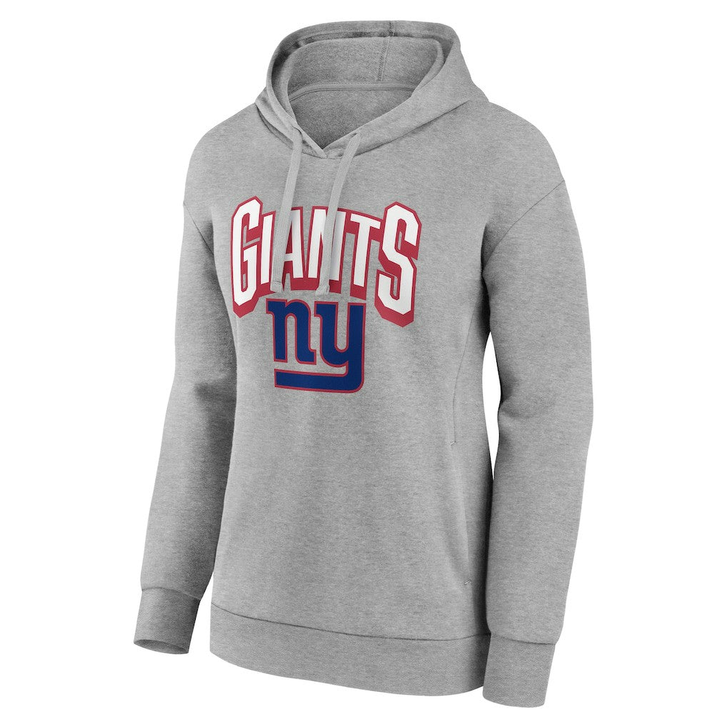 New York Giants Women's Coverage Pullover Hoodie - Gray Hoodies