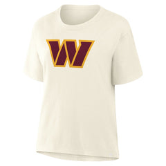 Washington Commanders Women's Dove Legacy T-Shirt - Cream T-shirts