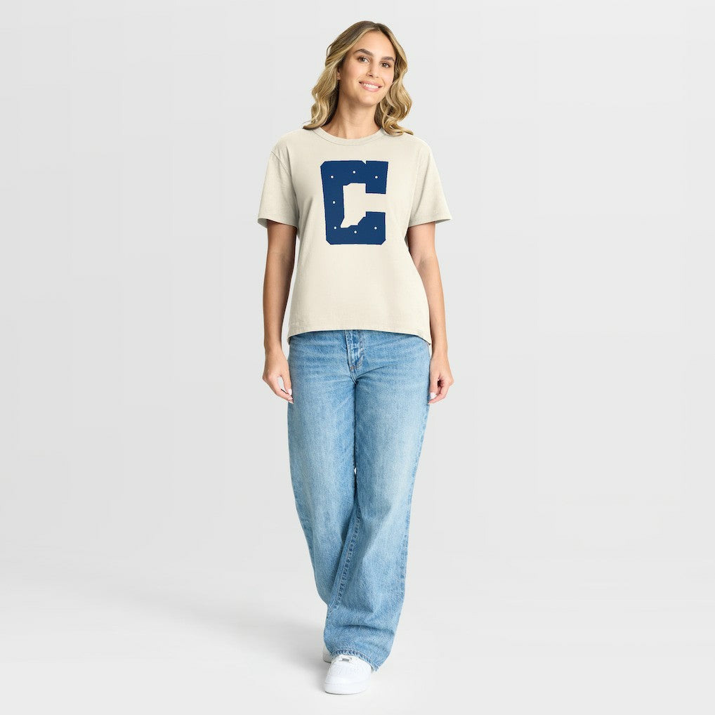 Indianapolis Colts Women's Dove Legacy T-Shirt - Cream T-shirts