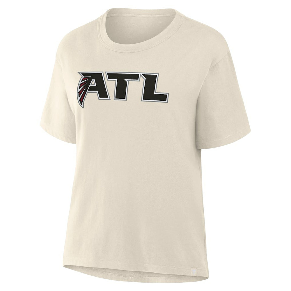 Atlanta Falcons Women's Dove Legacy T-Shirt - Cream T-shirts