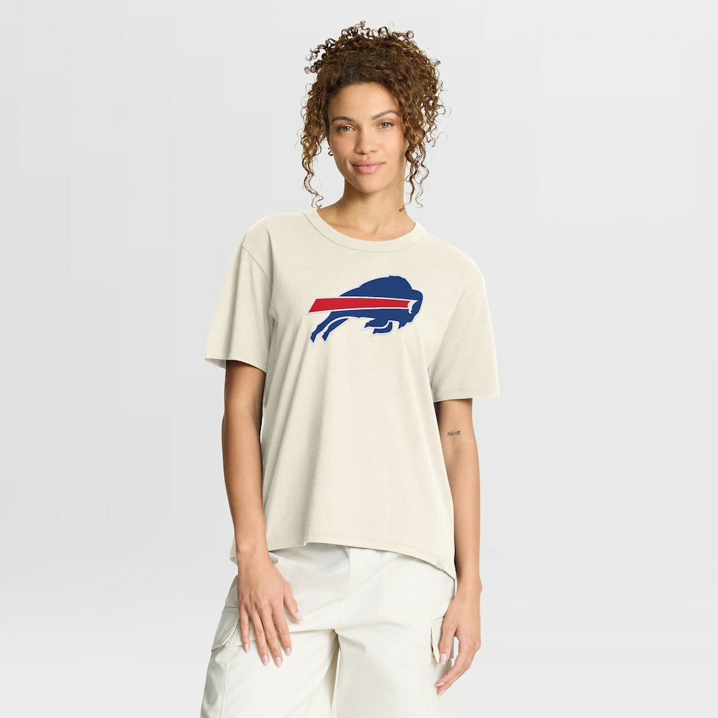 Buffalo Bills Women's Dove Legacy T-Shirt - Cream T-shirts