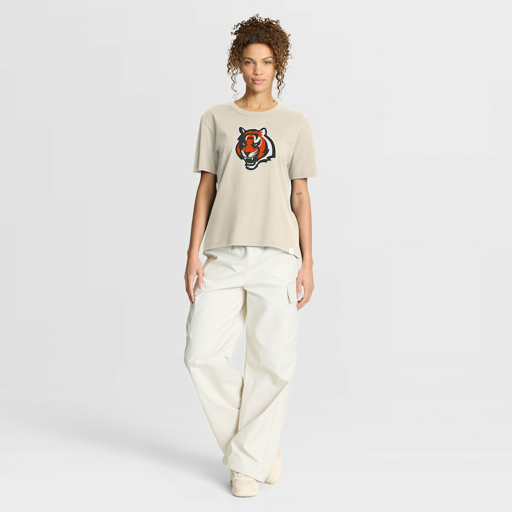 Cincinnati Bengals Women's Dove Legacy T-Shirt - Cream T-shirts