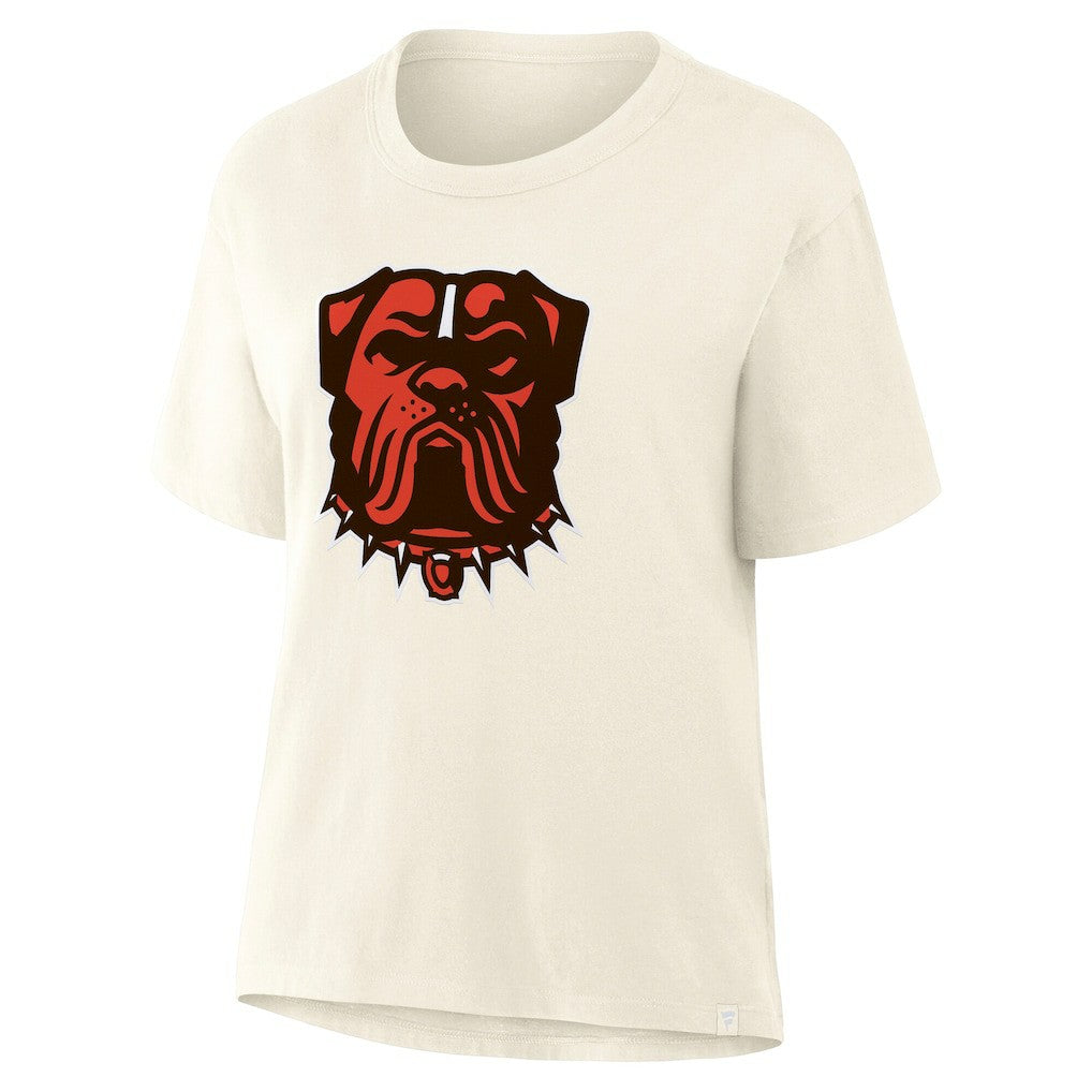 Cleveland Browns Women's Dove Legacy T-Shirt - Cream T-shirts