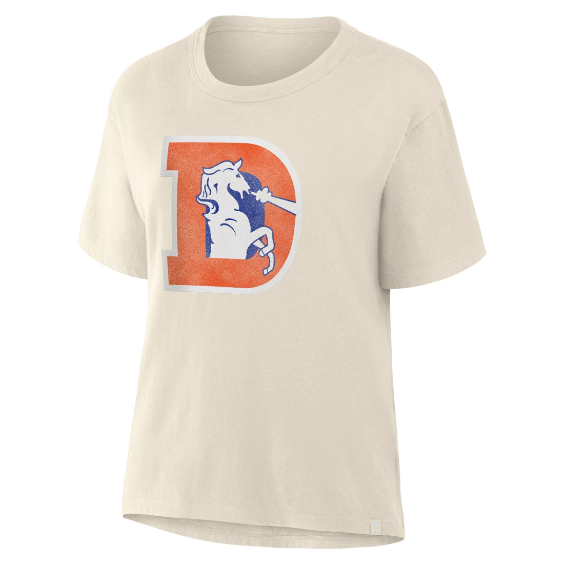 Denver Broncos Women's Dove Legacy T-Shirt - Cream T-shirts