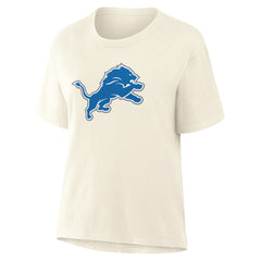 Detroit Lions Women's Dove Legacy T-Shirt - Cream T-shirts