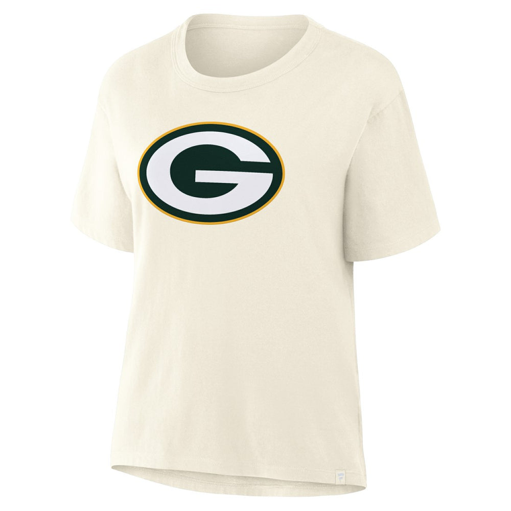 Green Bay Packers Women's Dove Legacy T-Shirt - Cream T-shirts