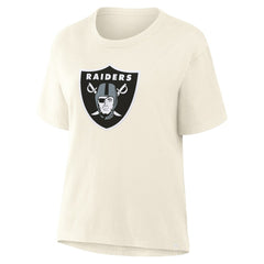 Las Vegas Raiders Women's Dove Legacy T-Shirt - Cream T-shirts