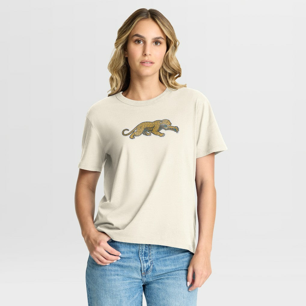 Jacksonville Jaguars Women's Dove Legacy T-Shirt - Cream T-shirts