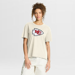 Kansas City Chiefs Women's Dove Legacy T-Shirt - Cream T-shirts