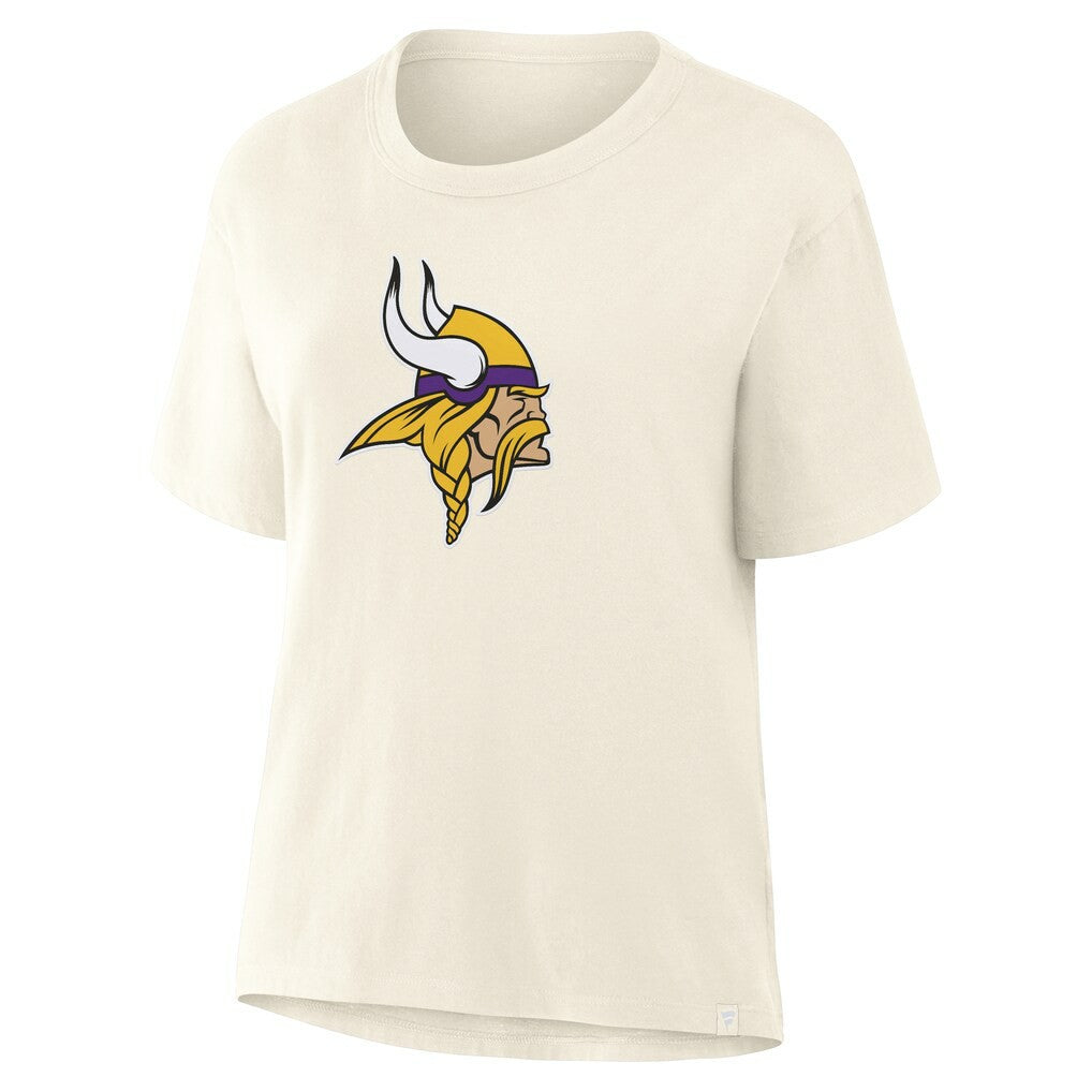 Minnesota Vikings Women's Dove Legacy T-Shirt - Cream T-shirts