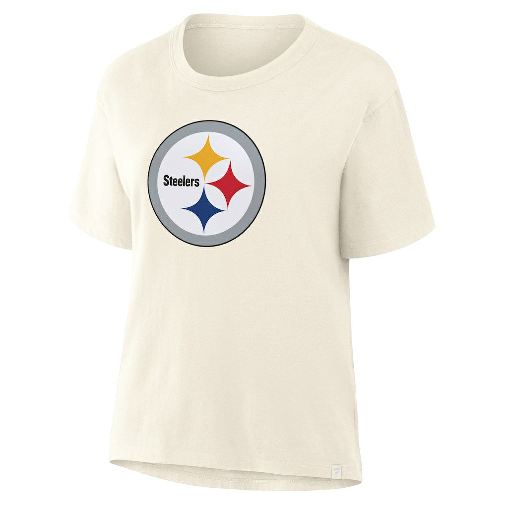 Pittsburgh Steelers Women's Dove Legacy T-Shirt - Cream T-shirts
