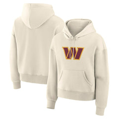 Washington Commanders Women's Dove Legacy Pullover Hoodie - Cream Hoodies