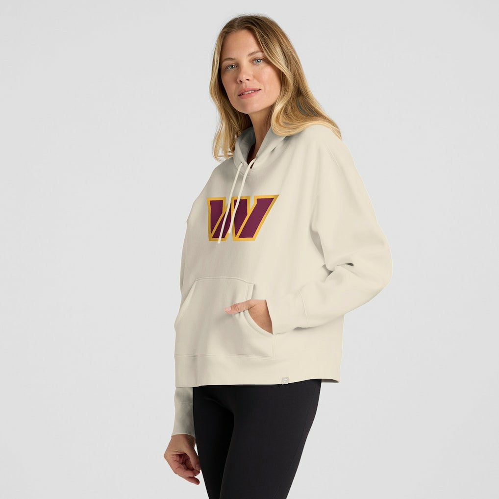 Washington Commanders Women's Dove Legacy Pullover Hoodie - Cream Hoodies