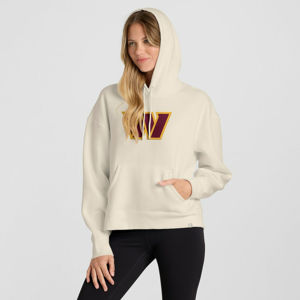 Washington Commanders Women's Dove Legacy Pullover Hoodie - Cream Hoodies