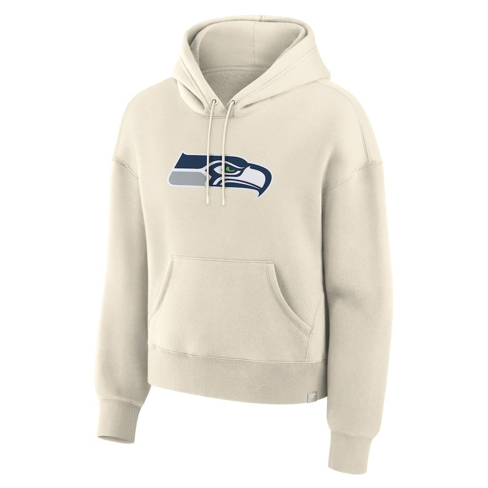 Seattle Seahawks Women's Dove Legacy Pullover Hoodie - Cream Hoodies