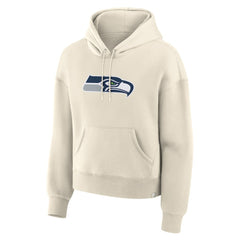 Seattle Seahawks Women's Dove Legacy Pullover Hoodie - Cream Hoodies