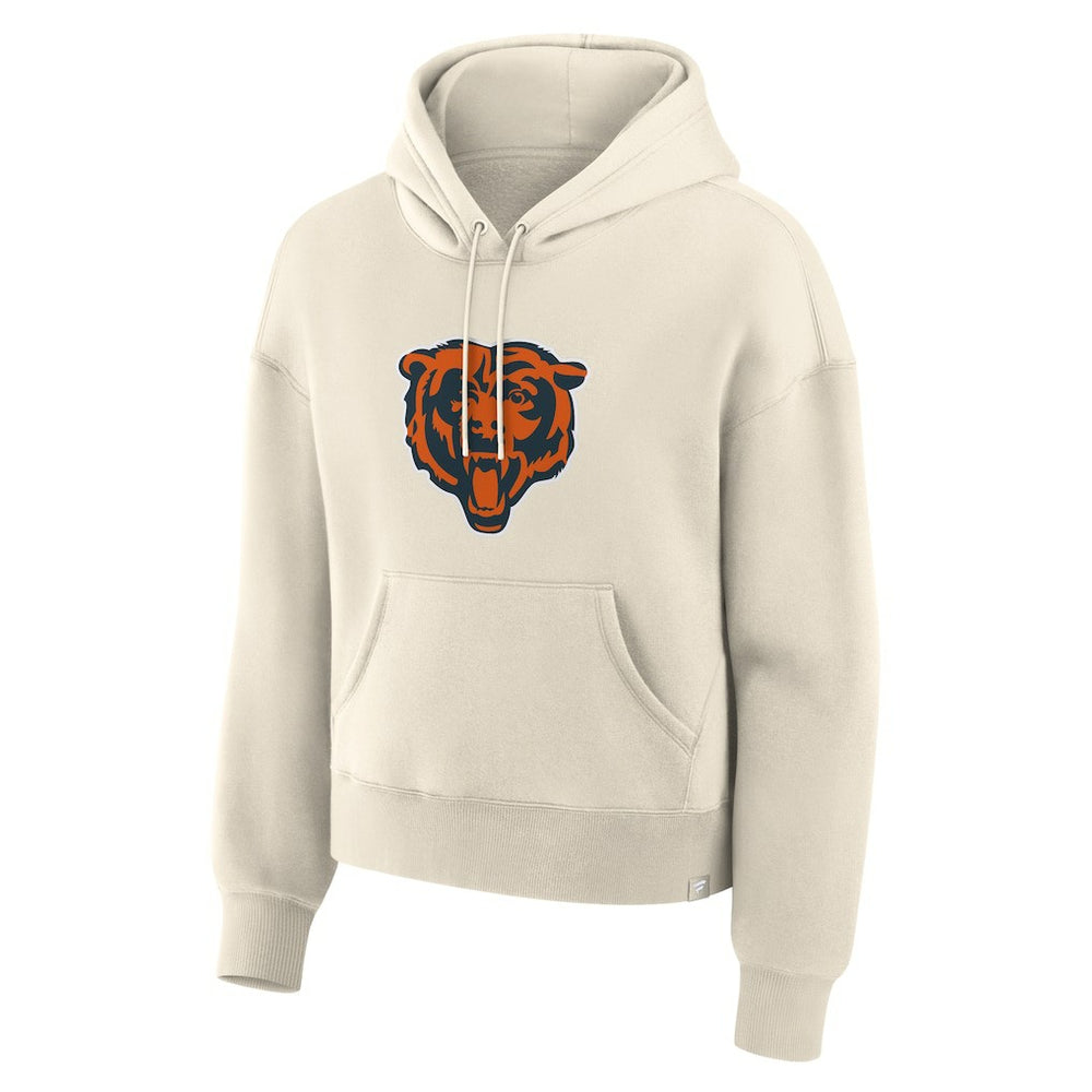 Chicago Bears Women's Dove Legacy Pullover Hoodie - Cream Hoodies