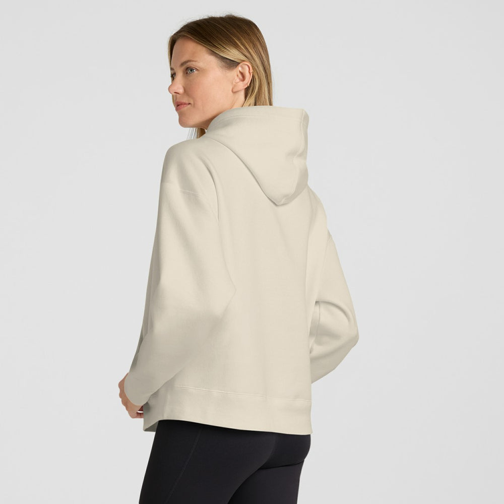 Green Bay Packers Women's Dove Legacy Pullover Hoodie - Cream Hoodies