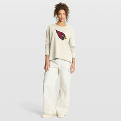 Arizona Cardinals Women's Dove Legacy Long Sleeve T-Shirt - Cream T-shirts