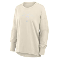 Carolina Panthers Women's Dove Legacy Long Sleeve T-Shirt - Cream T-shirts