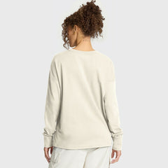 Miami Dolphins Women's Dove Legacy Long Sleeve T-Shirt - Cream T-shirts