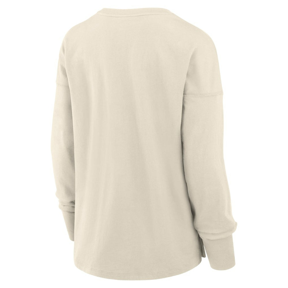 Cincinnati Bengals Women's Dove Legacy Long Sleeve T-Shirt - Cream T-shirts