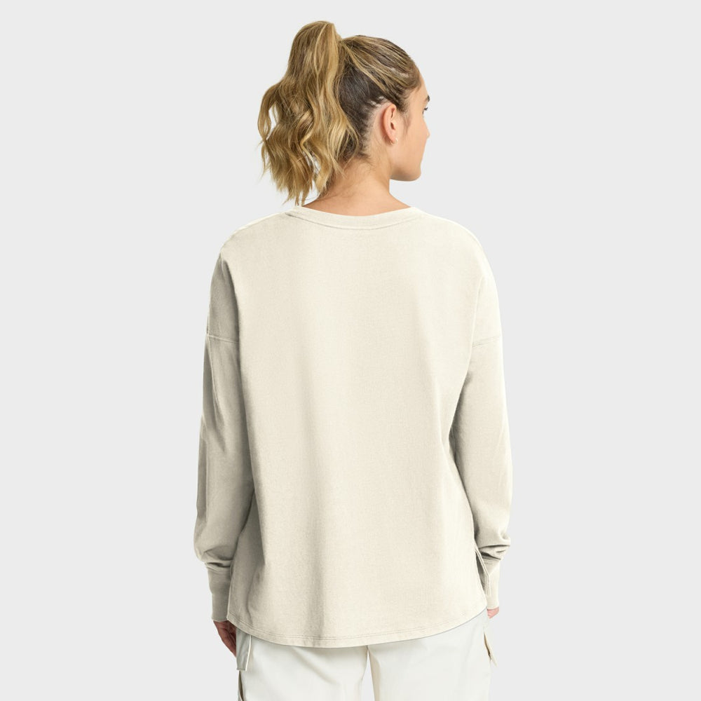 Tampa Bay Buccaneers Women's Dove Legacy Long Sleeve T-Shirt - Cream T-shirts