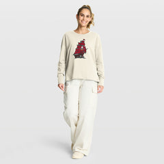 Tampa Bay Buccaneers Women's Dove Legacy Long Sleeve T-Shirt - Cream T-shirts