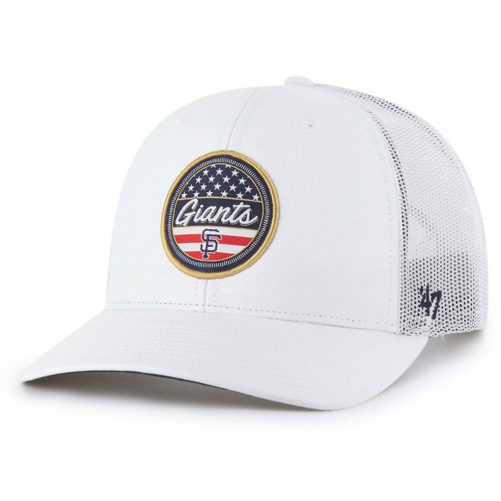 San Francisco Giants '47 Homage Adjustable Trucker Hat - White Hats